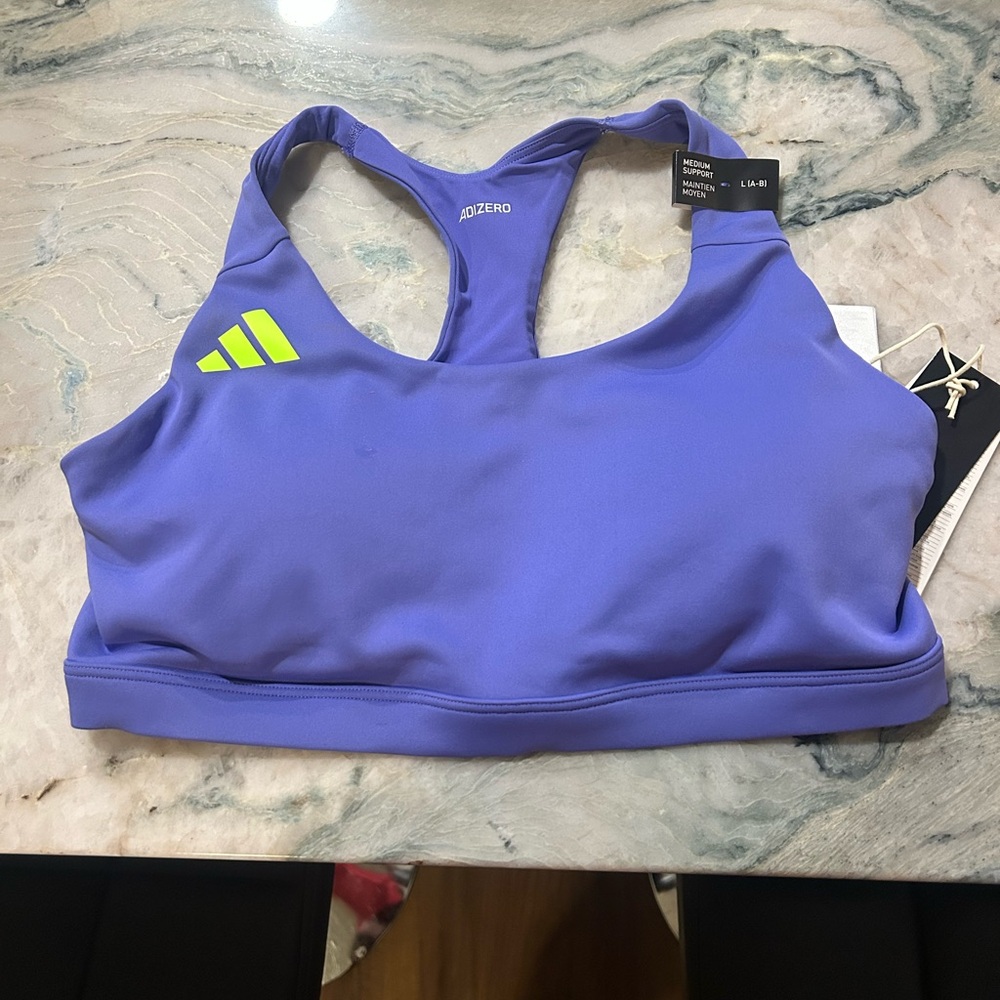 Adidas Women's AEROREADY Purple sports bra